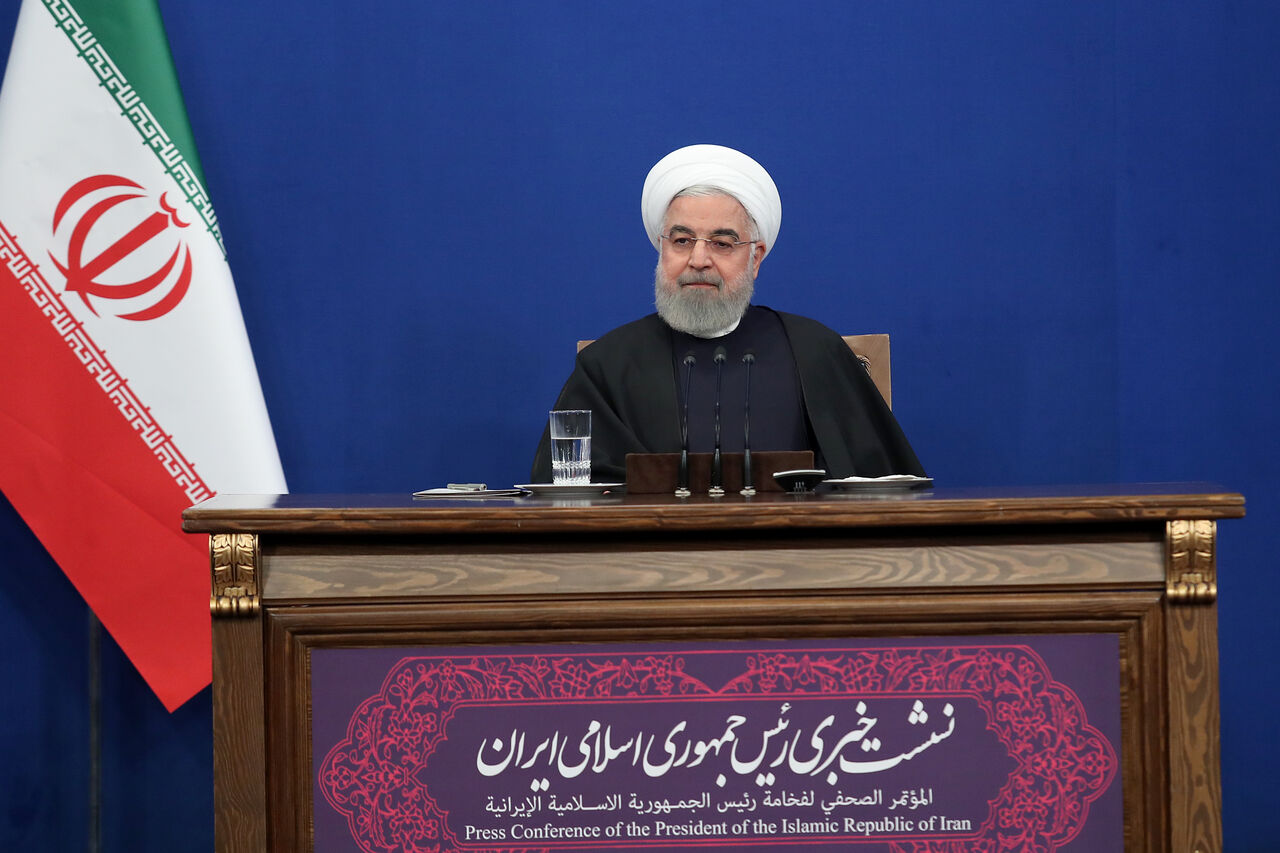 Rouhani: Iranians have overcome the pressures