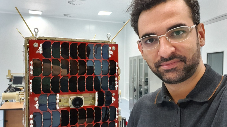 Iran shows off undamaged satellite after failed launch