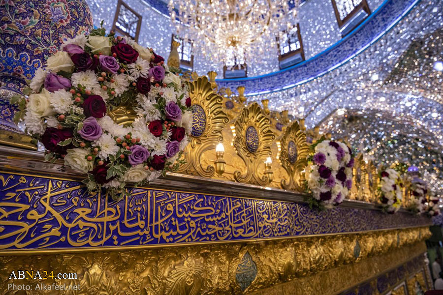 گل آرایی حرم مطهر حضرت عباس(ع)