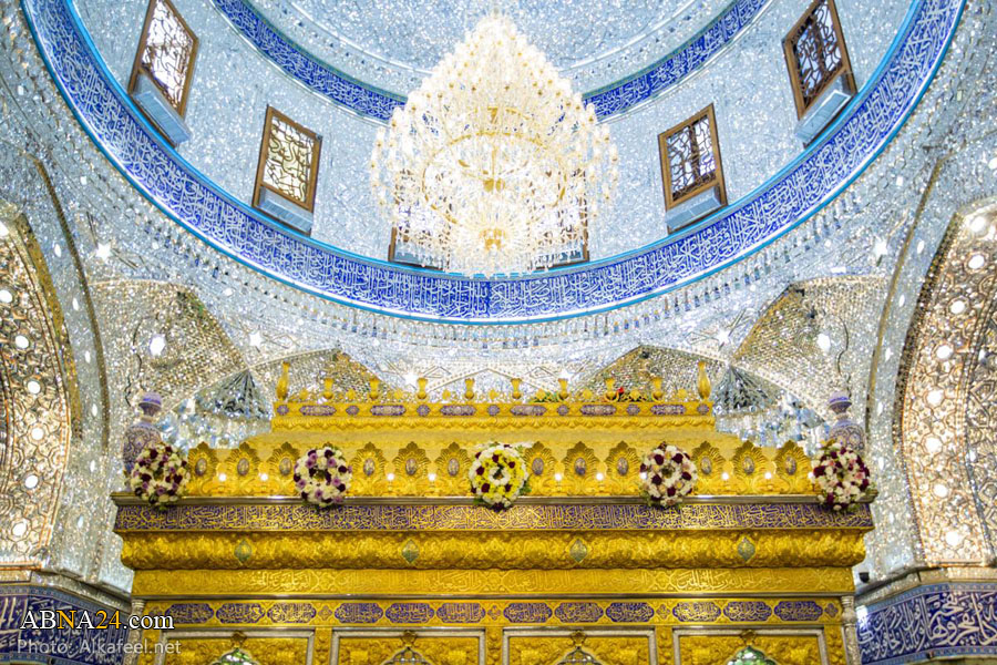 گل آرایی حرم مطهر حضرت عباس(ع)