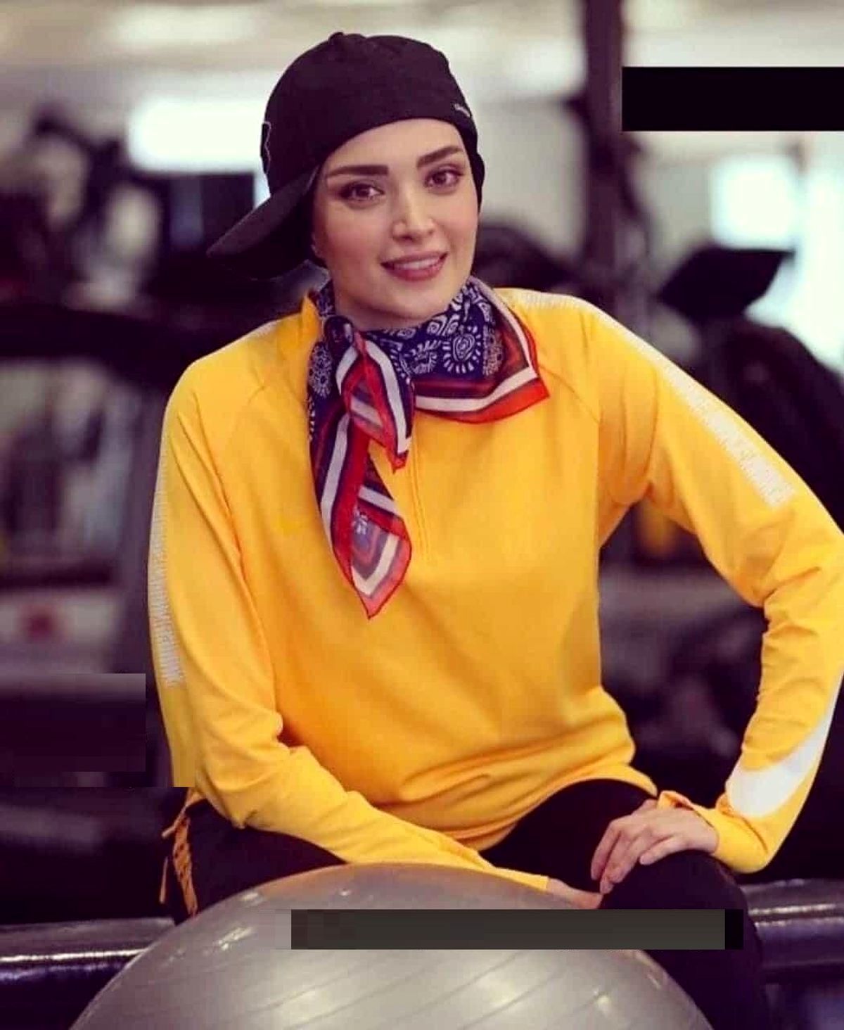 تیپ ورزشی بازیگر زن معروف سینمای ایران