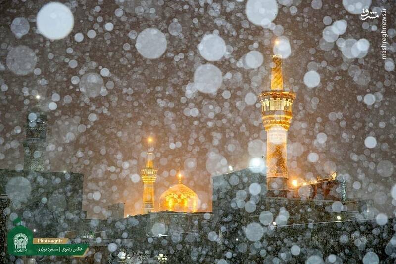 بارش دومین برف پاییزی در مشهد