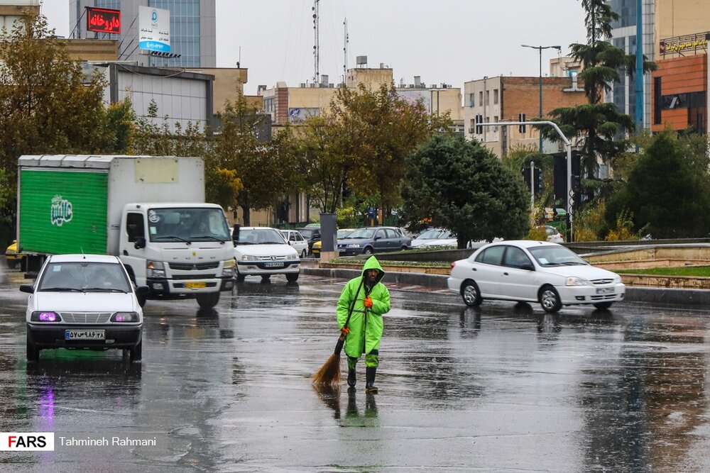 قابهایی تماشایی در روزهای بارانی پایتخت