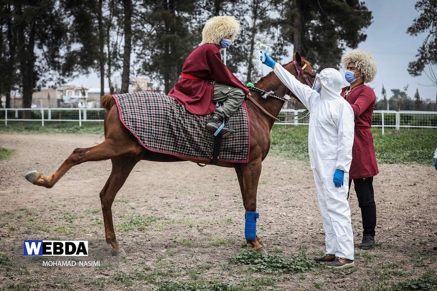 جست و جوی کرونا در وسط میدان کورس بهاره گنبد