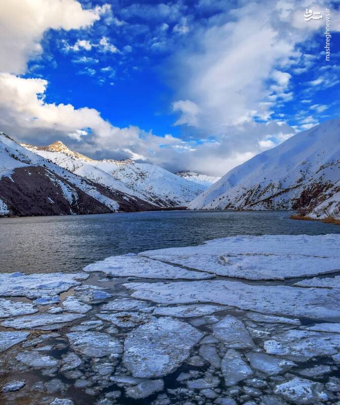 دریاچه یخی در لرستان