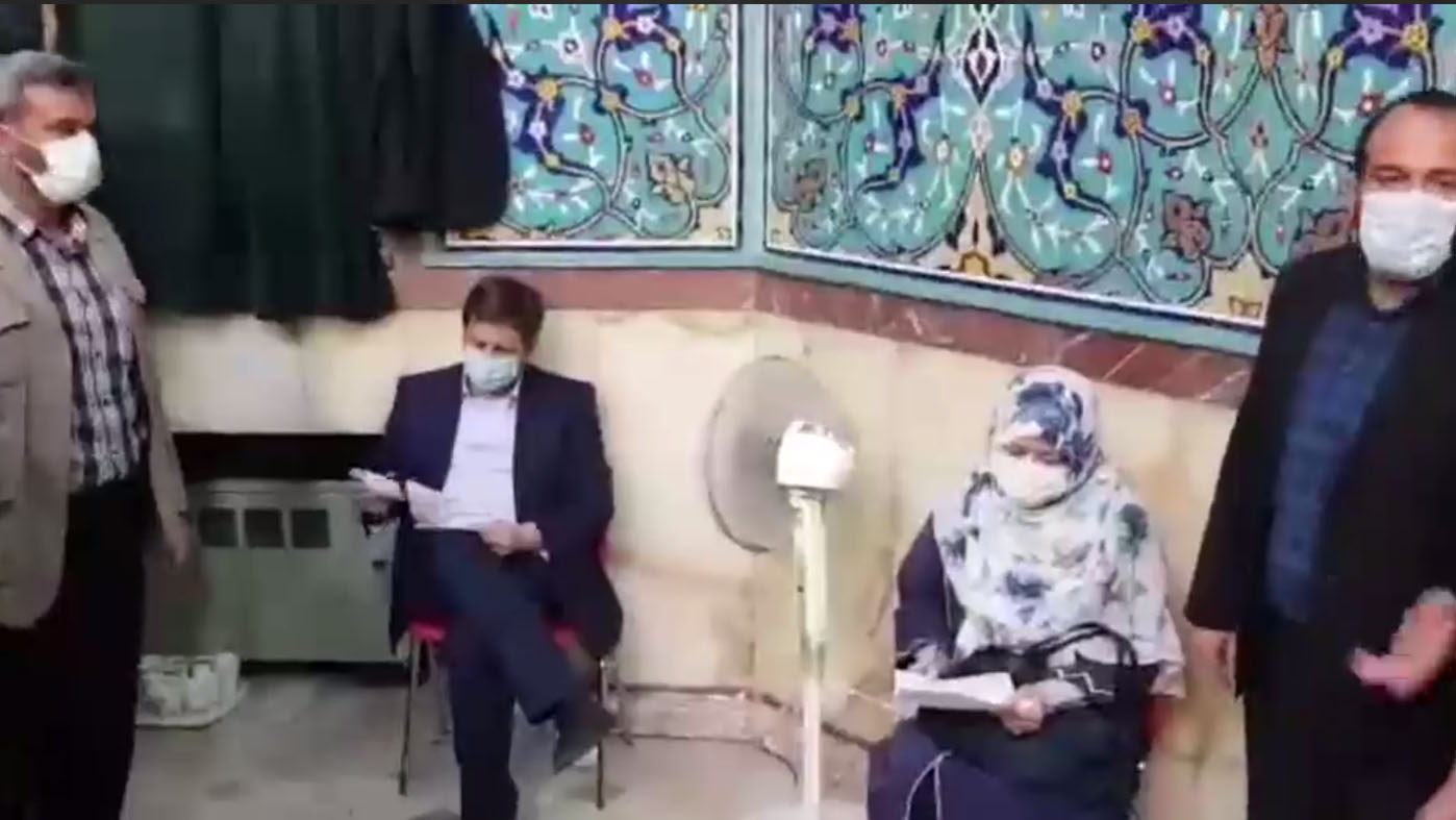 لحظات اخذ رای از عبدالناصر همتی