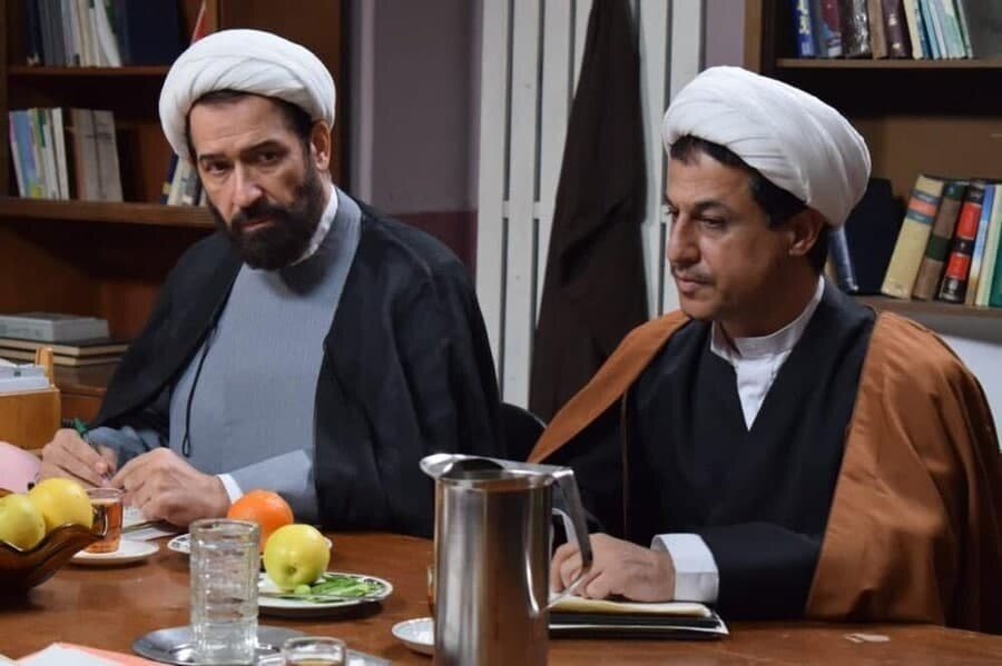 گریم جالب رامین راستاد در نقش آیت‌الله هاشمی