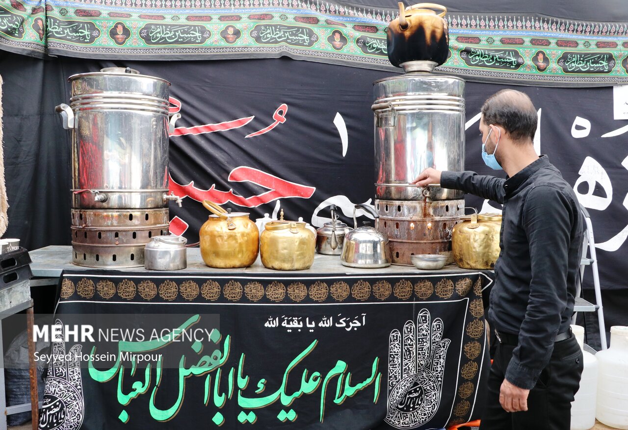 برپایی مواکب در مشهد