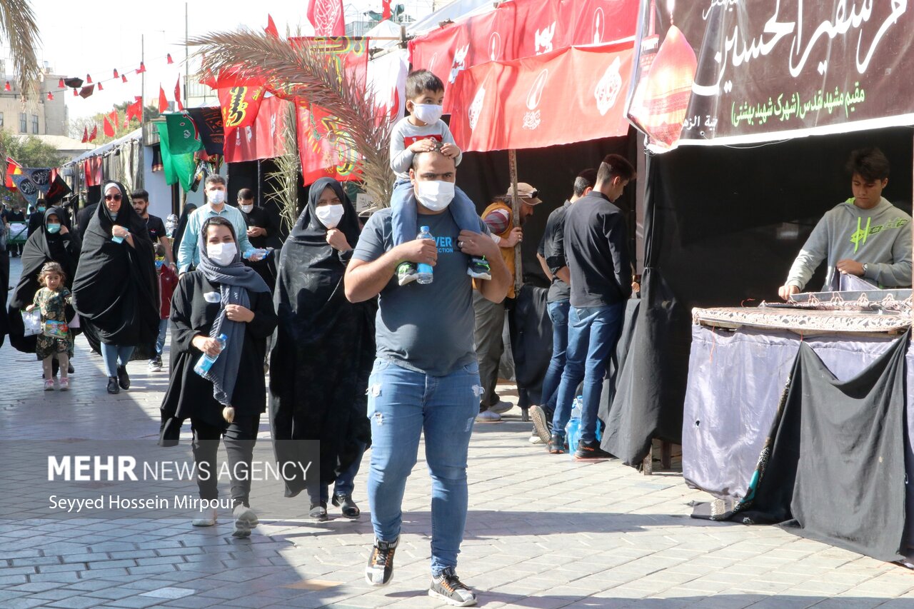 برپایی مواکب در مشهد
