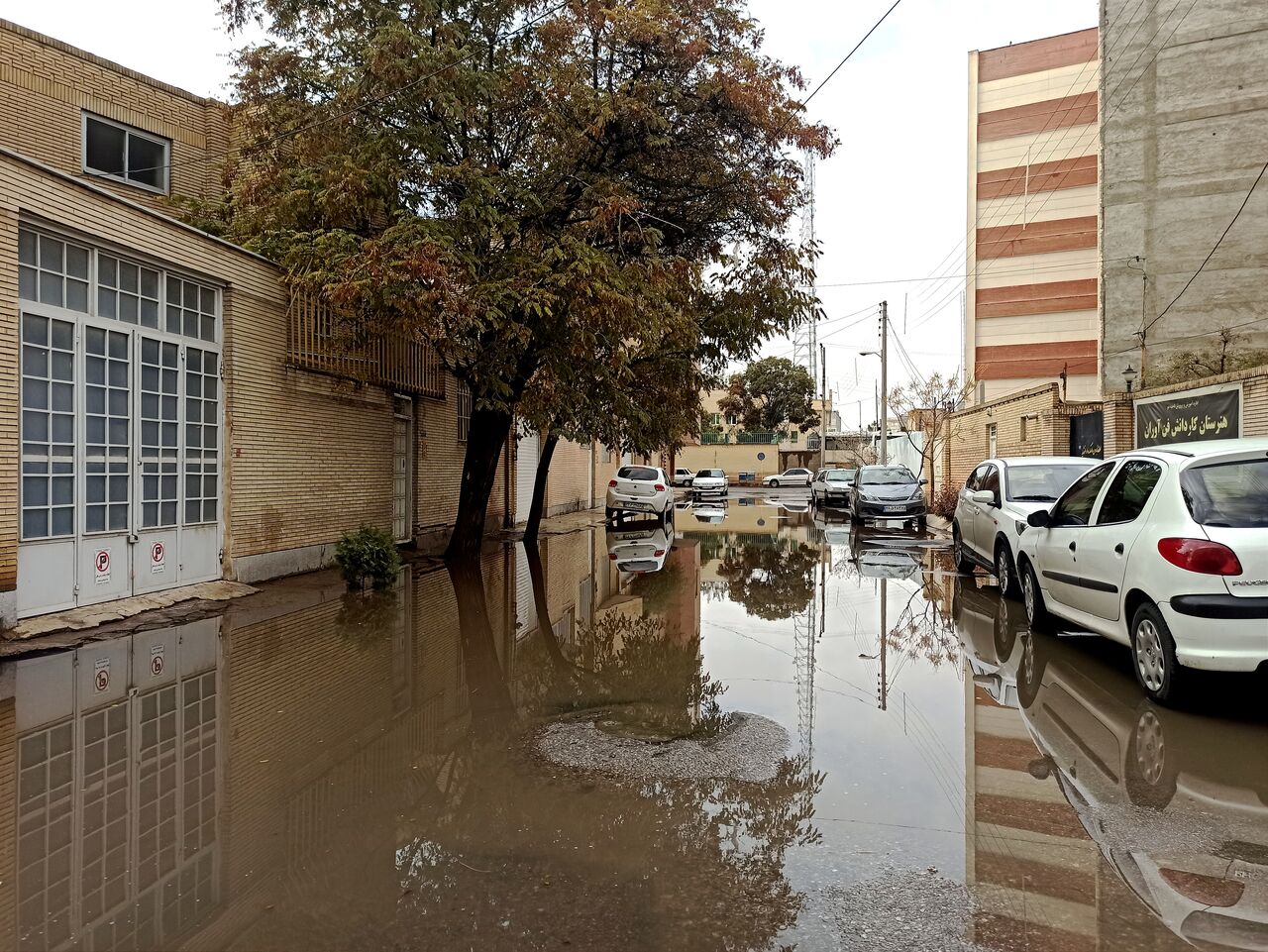 آبگرفتگی خیابانهای کرمان