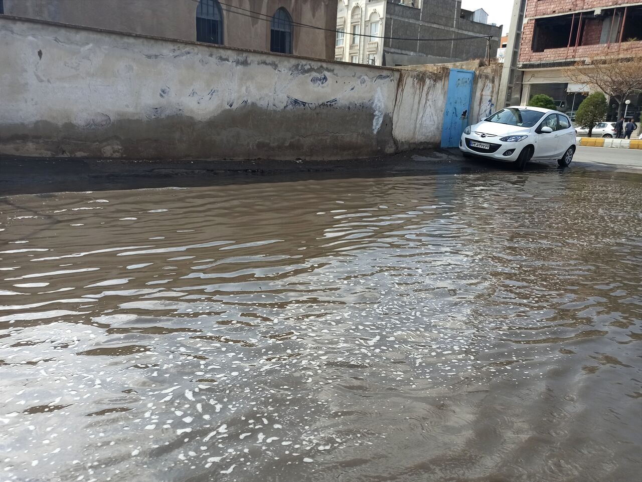 آبگرفتگی خیابانهای کرمان