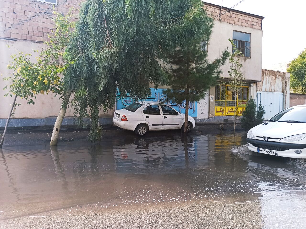 آبگرفتگی خیابانهای کرمان