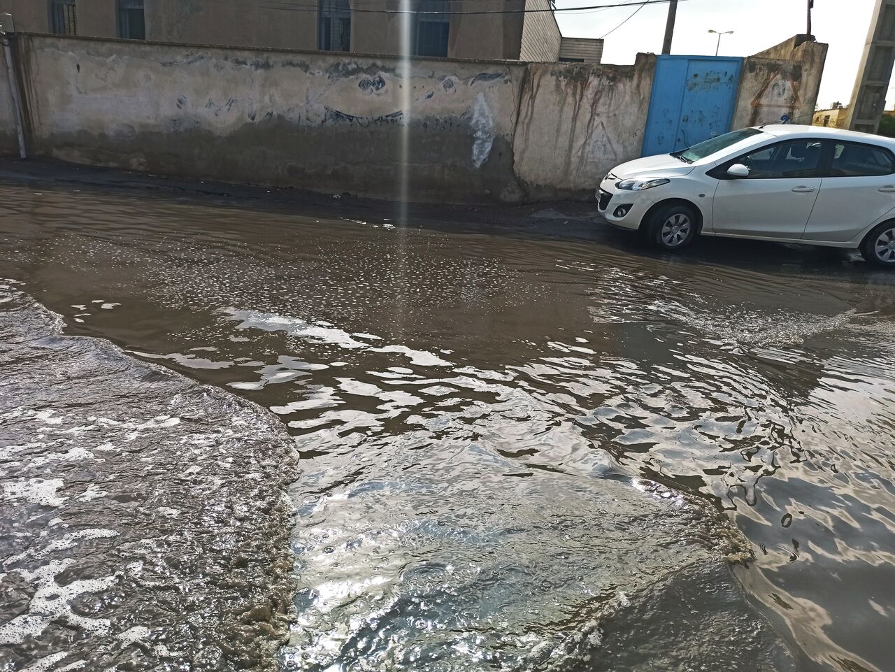 آبگرفتگی خیابانهای کرمان