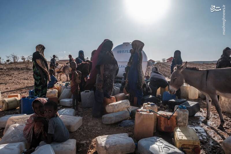 آوارگانِ خشکسالی اتیوپی