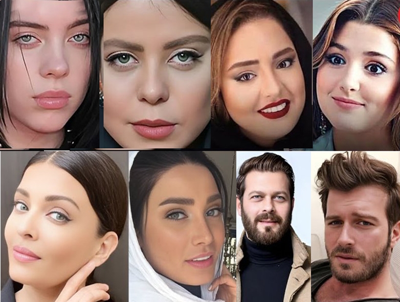 مقایسه بامزه بازیگران ایرانی با بازیگران هالیوودی