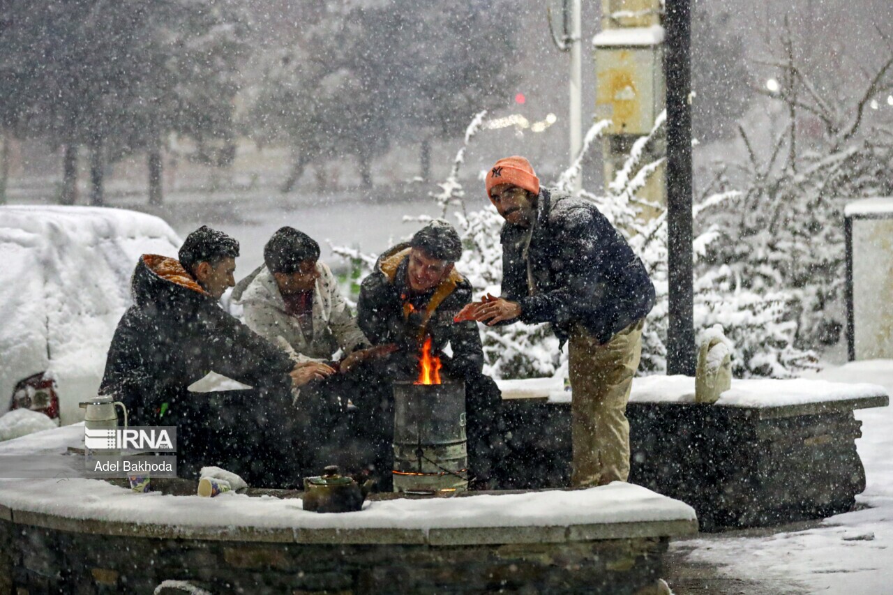 همدان برفی
