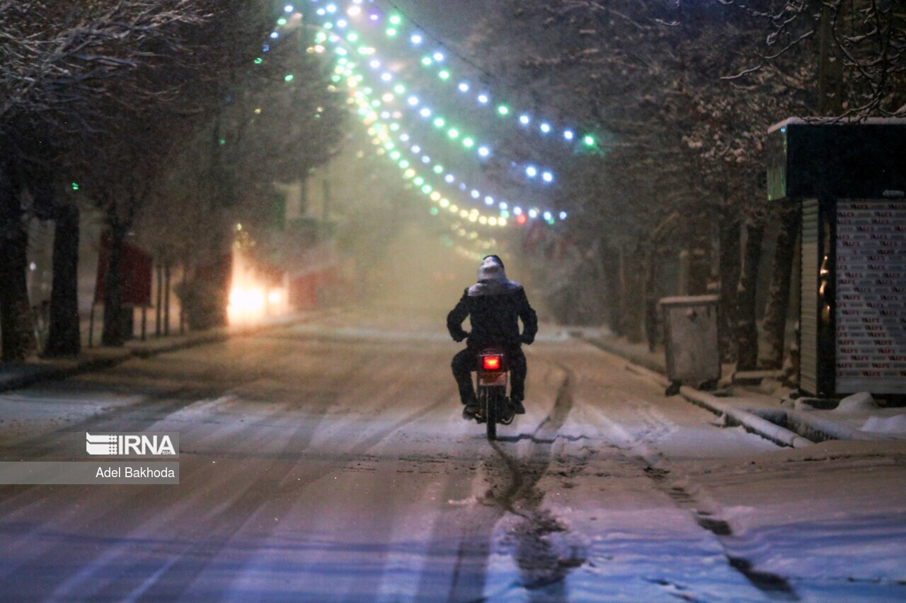 همدان برفی