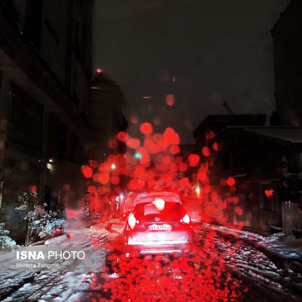 برف در شمال تهران