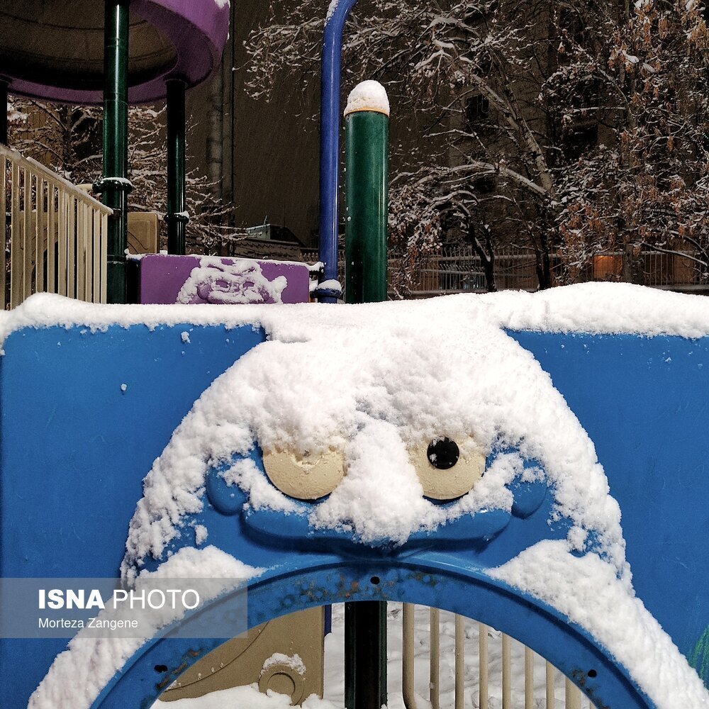 برف در شمال تهران