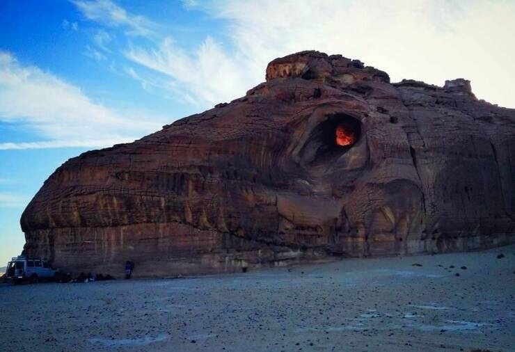 کوه «سر اژدها» در مصر