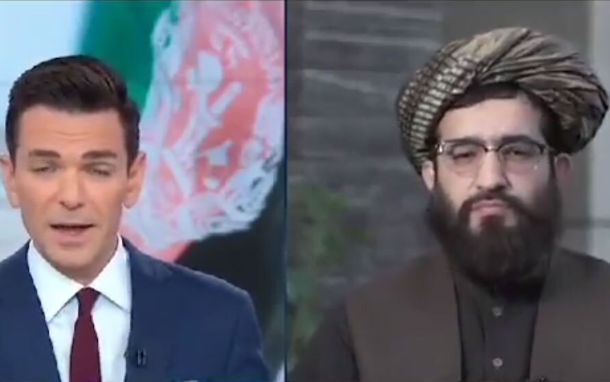 لهجه غلیظ انگلیسی سران طالبان در مصاحبه!