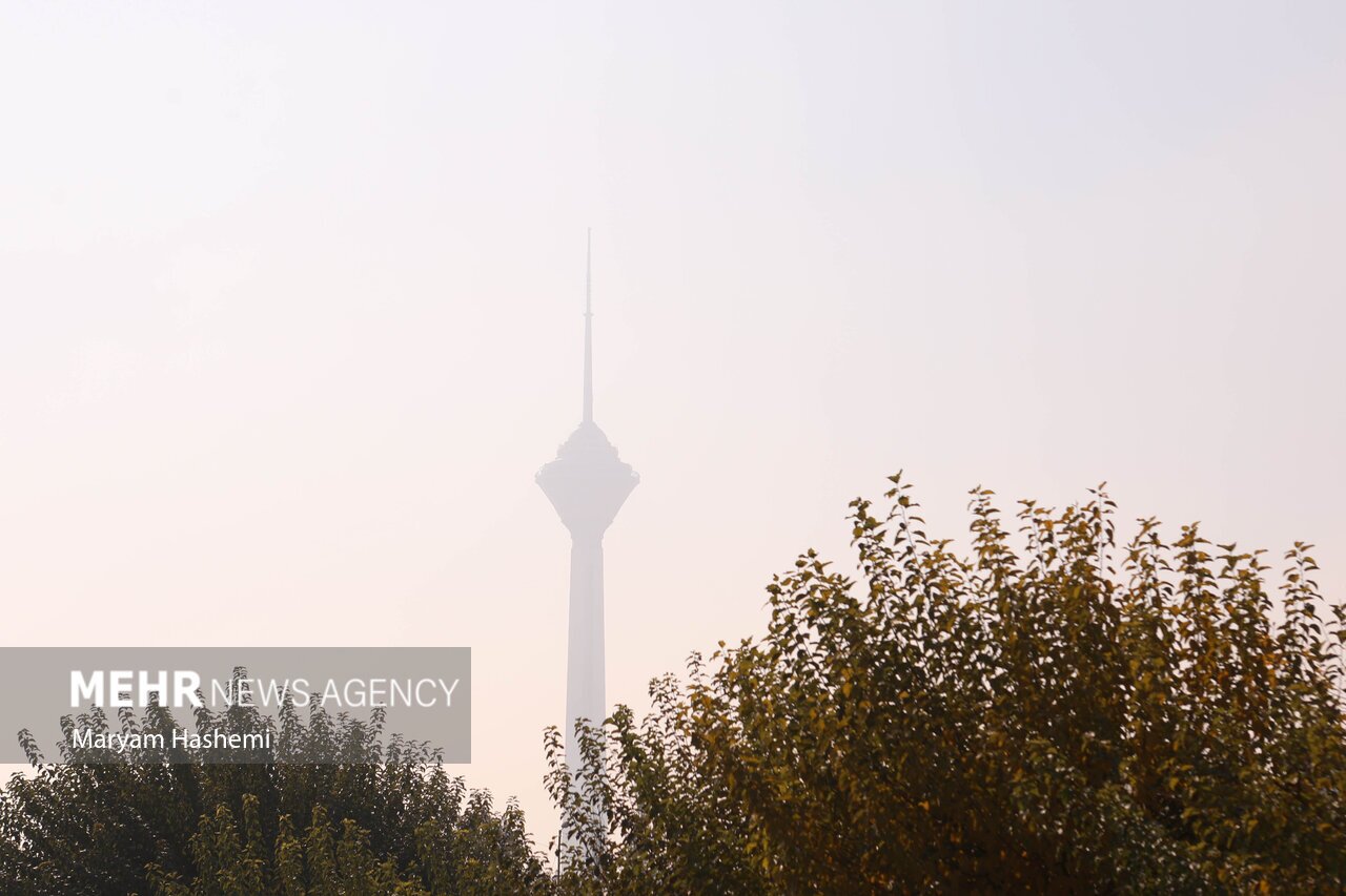وضعیت آلودگی هوای تهران