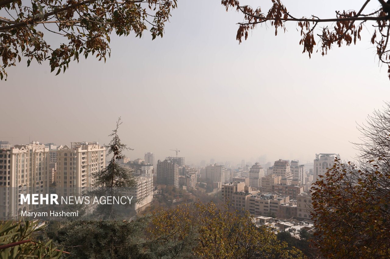 وضعیت آلودگی هوای تهران
