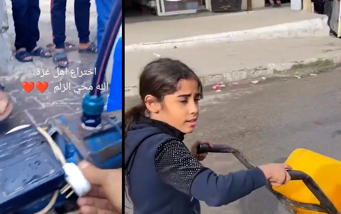 شیوه عجیب فلسطینی‌ها برای تامین آب غزه