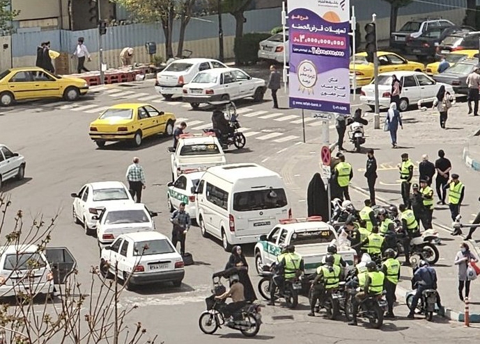 تصاویر طرح برخورد با بی‌حجابی
