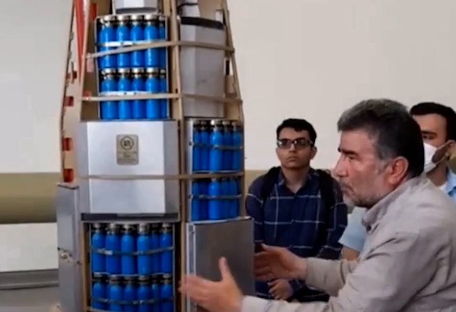 درون سر جنگی موشکی که به اسرائیل شلیک نشده