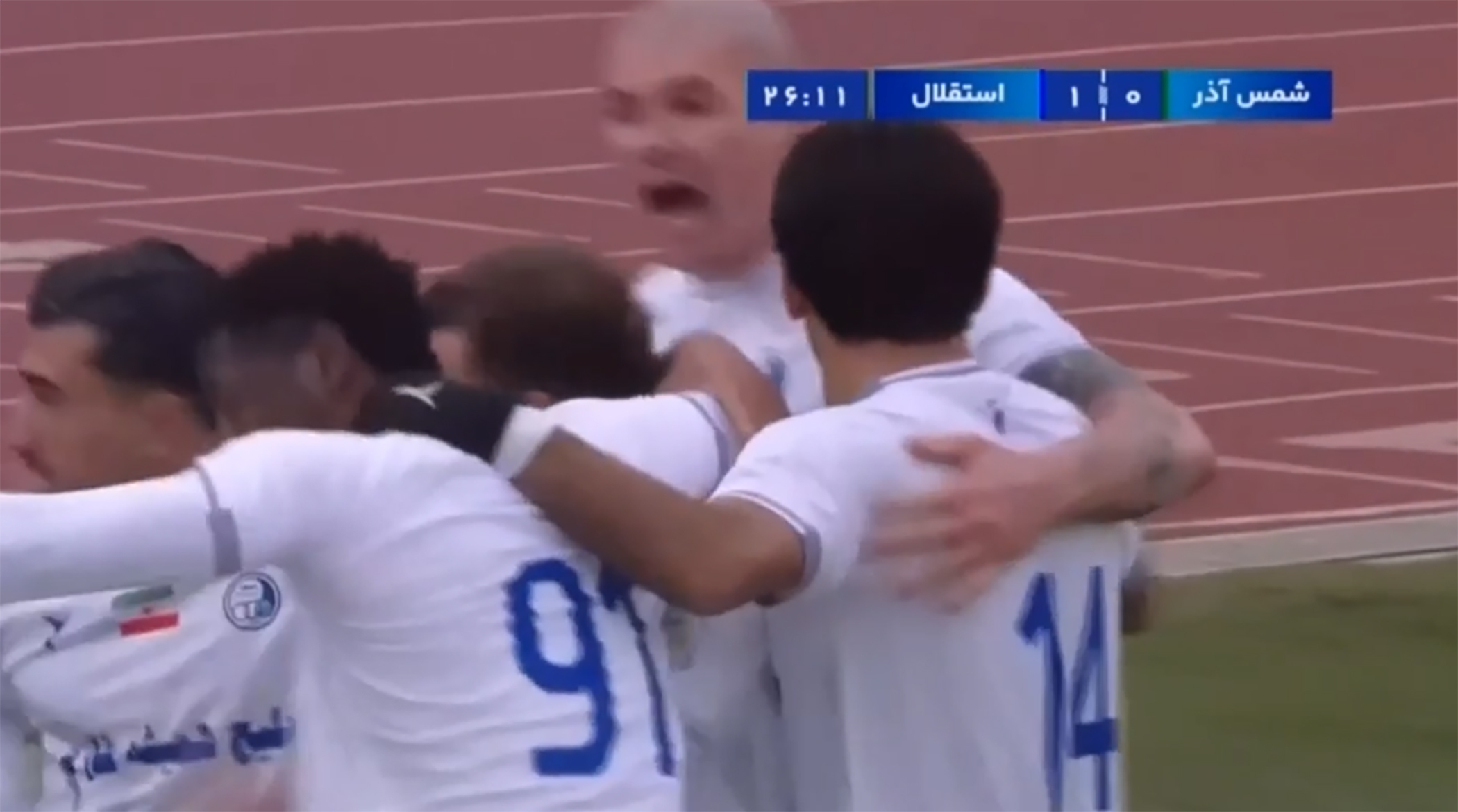 خلاصه بازی استقلال 2 - شمس آذر قزوین 1