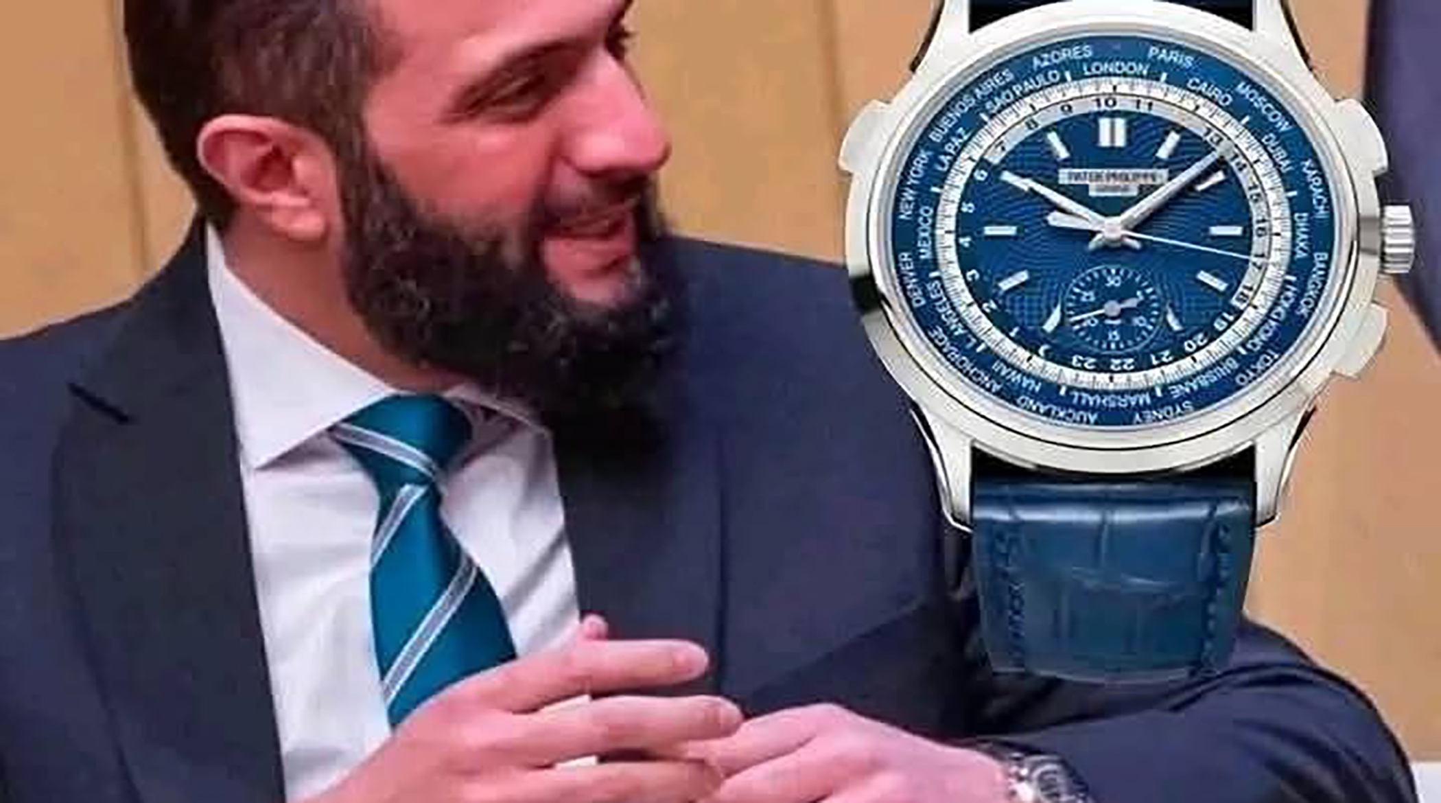 تصویر ساعت 80 هزار دلاری ابومحمد الجولانی