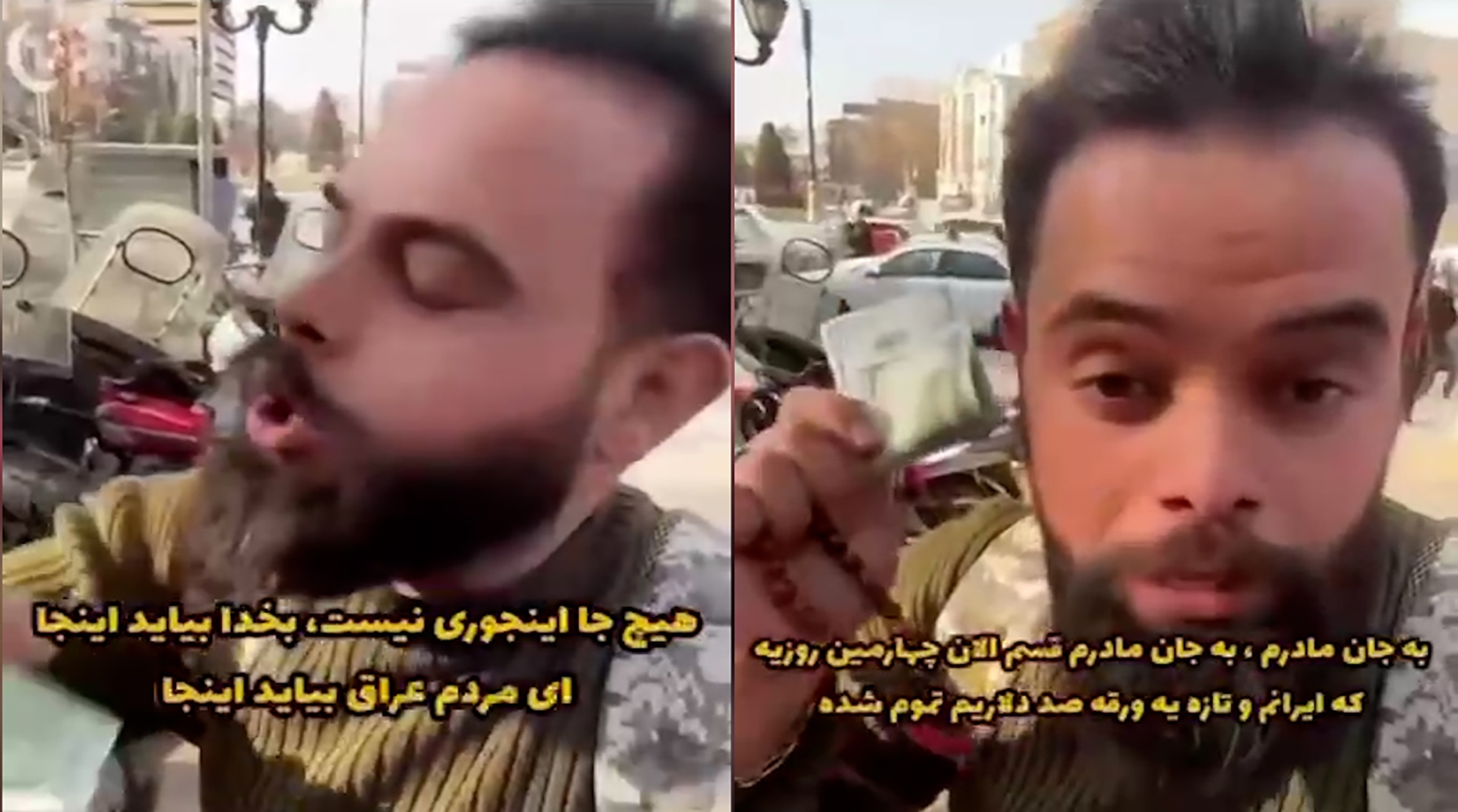 تحقیر پول ایران توسط یک عراقی جنجال به پا کرد