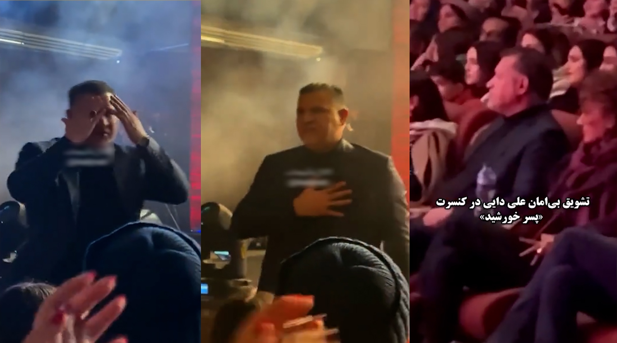 تشویق سنگین علی دایی در کنسرت خواننده خارجی