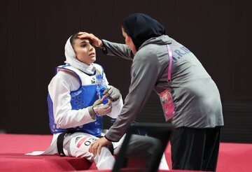حذف برقآسای دختر المپیکی ایران در آسیا