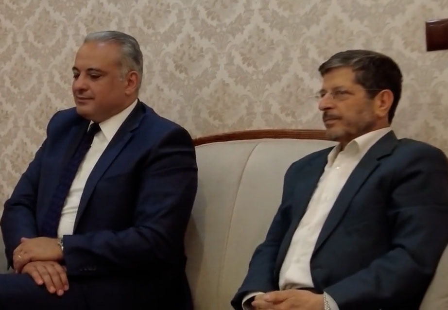 وزیر فرهنگ لبنان در خانه شهید امیرعبداللهیان