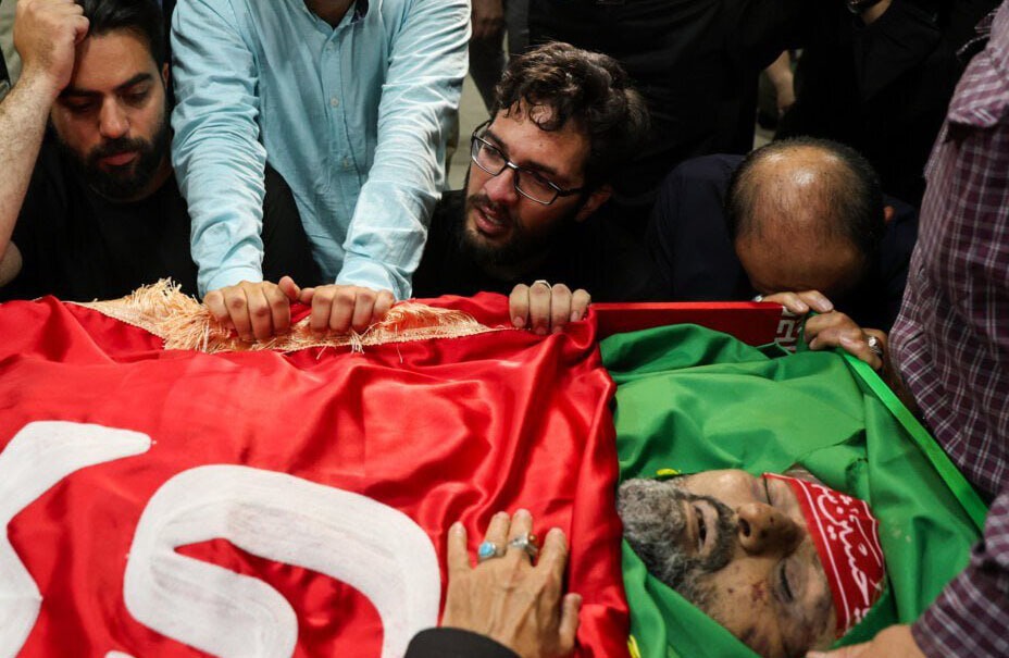 تصاویر پیکر مستشار ایرانی که اسرائیل ترور کرد