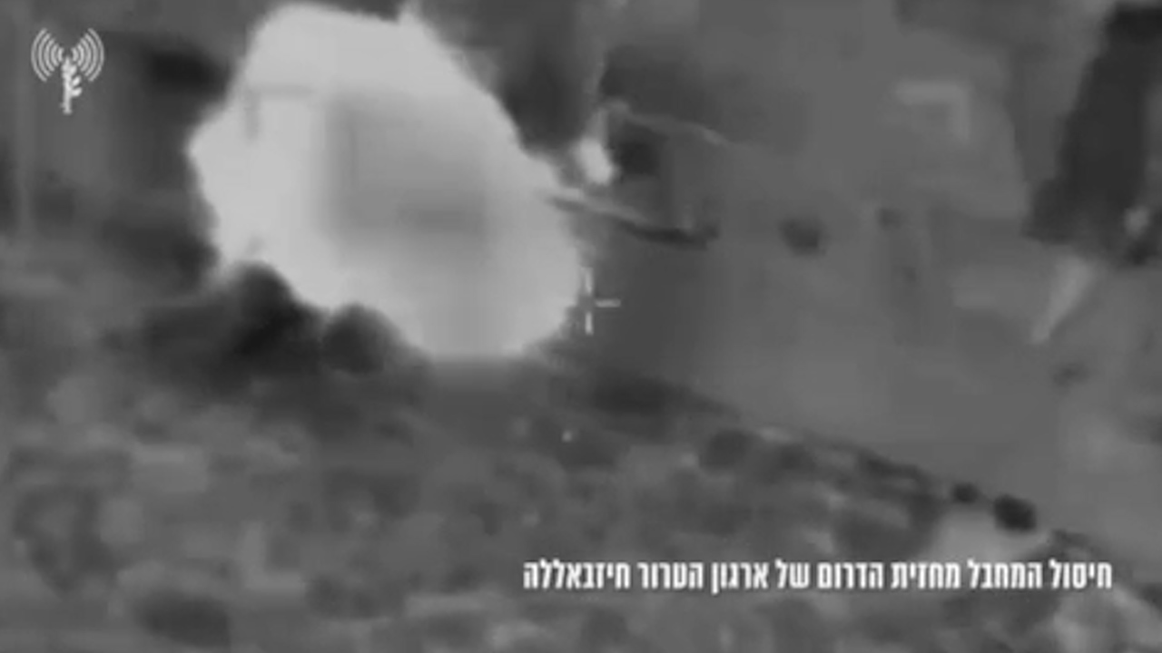 لحظه ترور فرمانده ارشد حزب الله از زاویه پهپاد اسرائیل