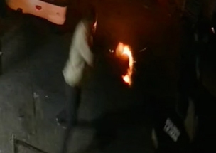 لحظات قمه کشی و تبادل آتش اوباش نظام‌آباد
