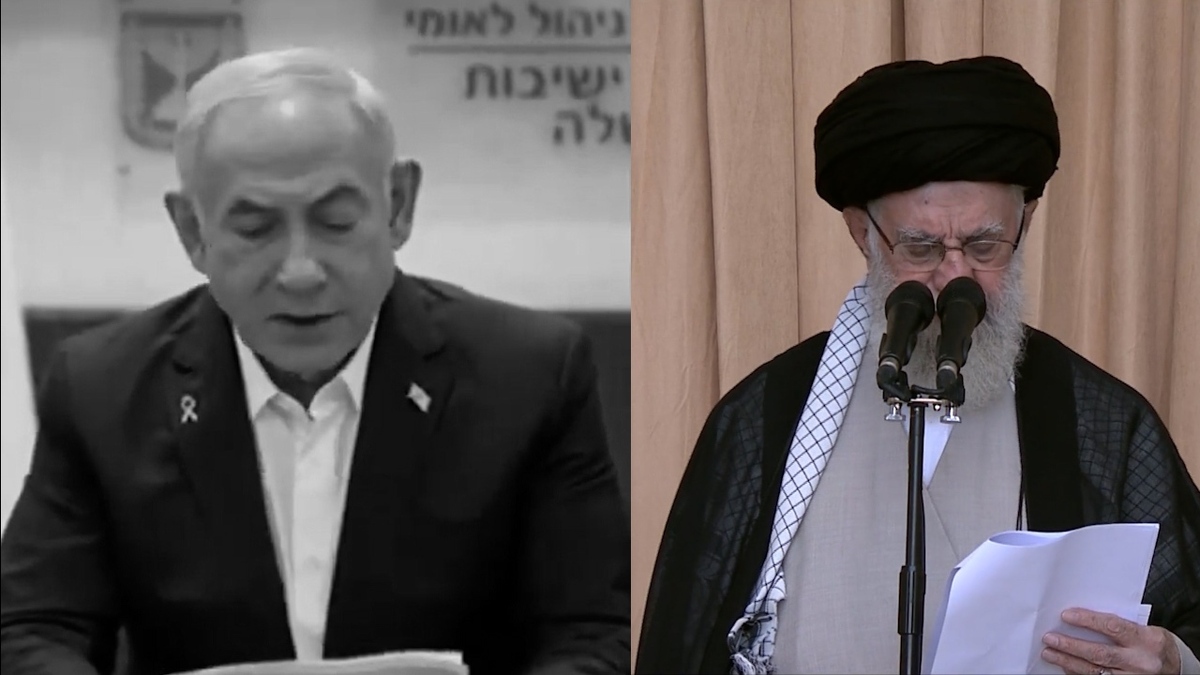 ویدیوی مقایسه سخنرانی رهبر انقلاب و نتانیاهو