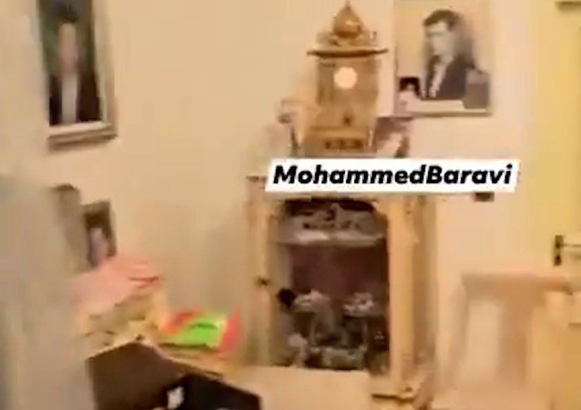 تصاویر درون خانه بشار اسد پس از ترک دمشق