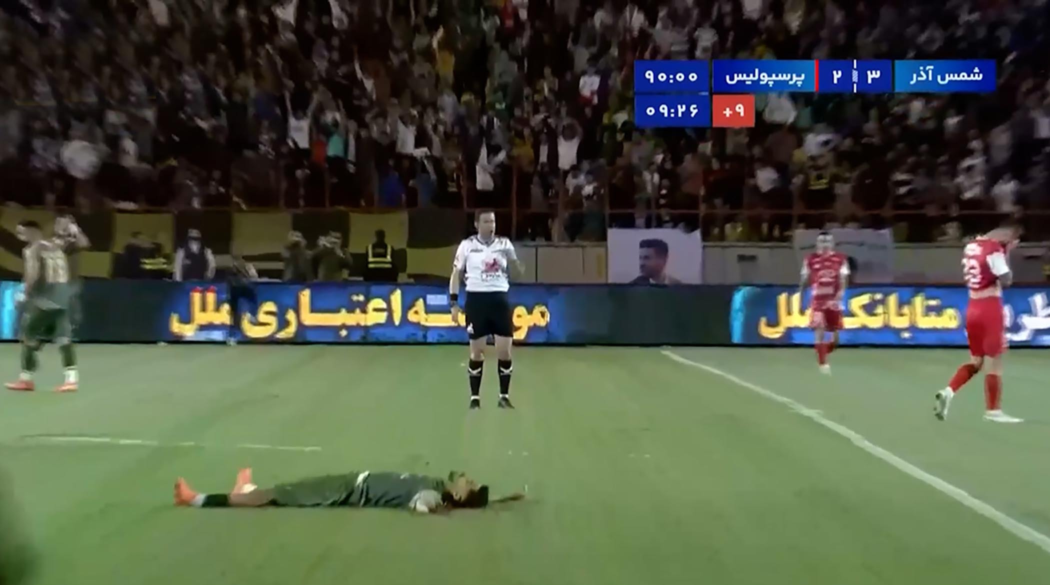 خلاصه بازی شمس آذر قزوین 3 - پرسپولیس 2