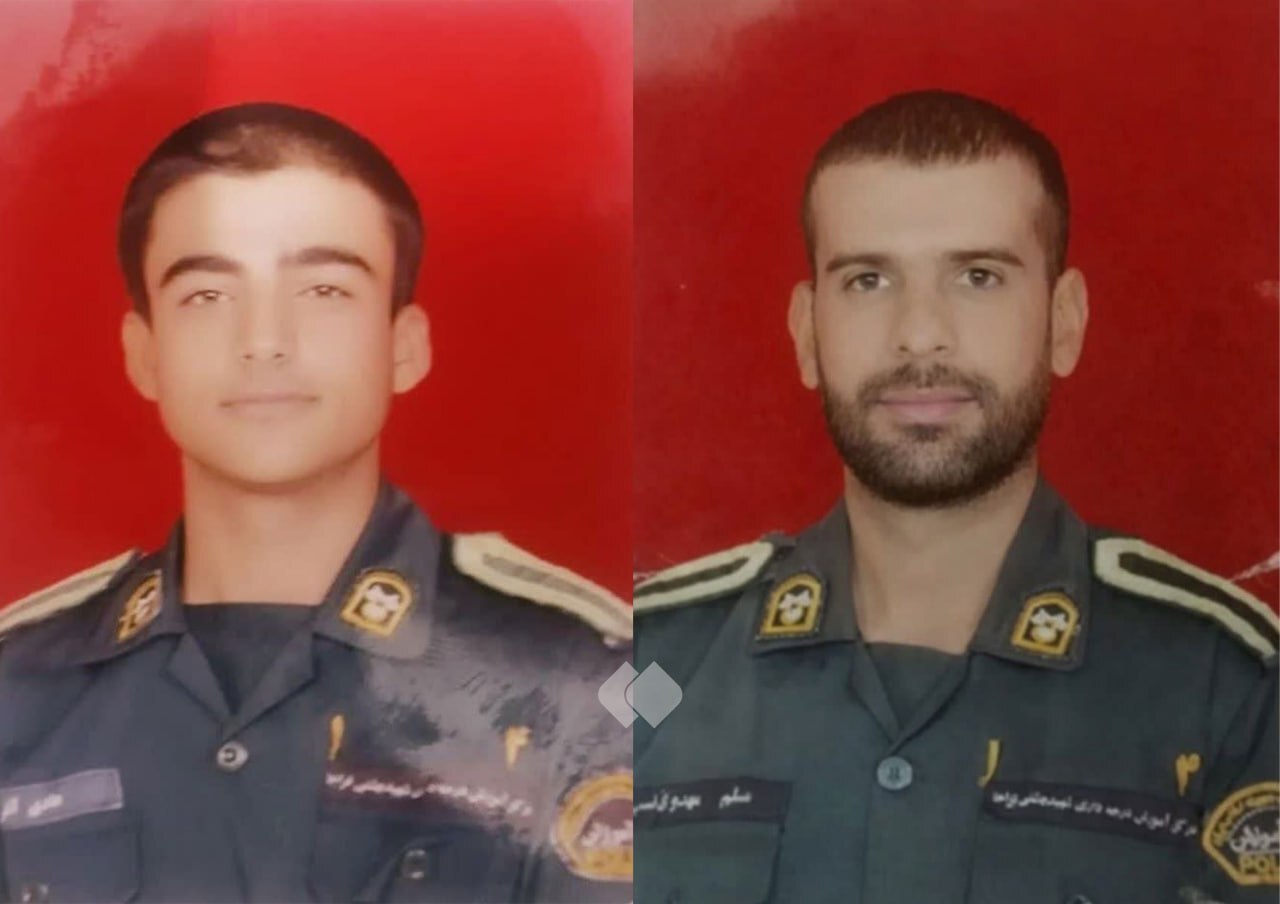 عکس: تصویر دو پلیس شهید در لردگان منتشر شد
