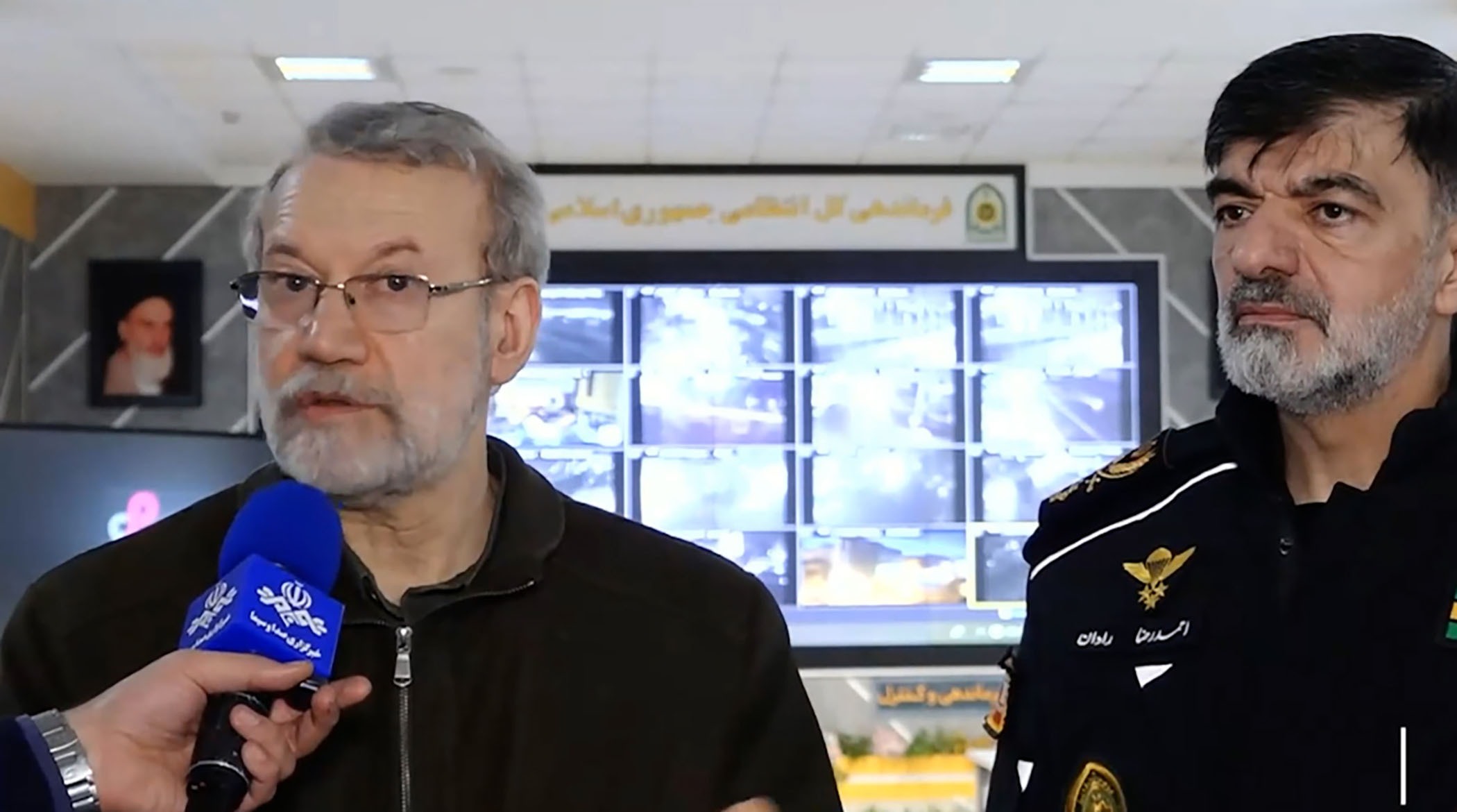 لاریجانی: آتش زدند و سر بریدند