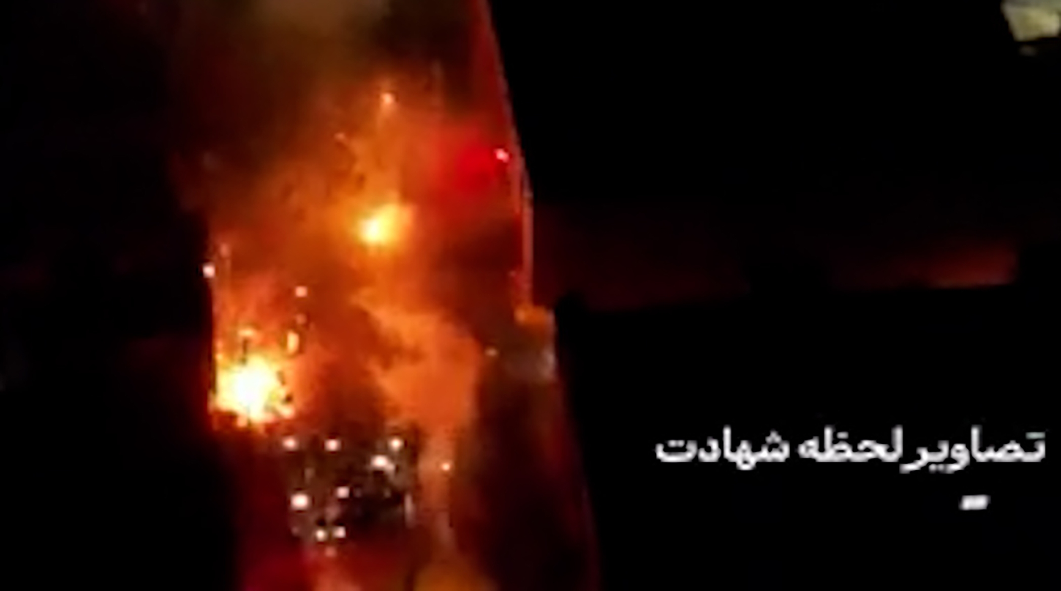 لحظه شهادت یک سردار در اغتشاشات اخیر