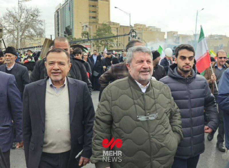 مقامات و چهرهای سیاسی در مراسم 22 بهمن