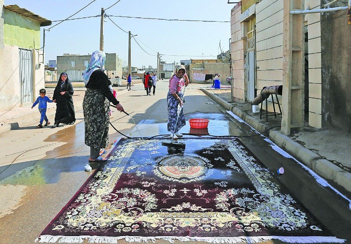 خانه‌تکانی نوروزی روی خط قرمز آب