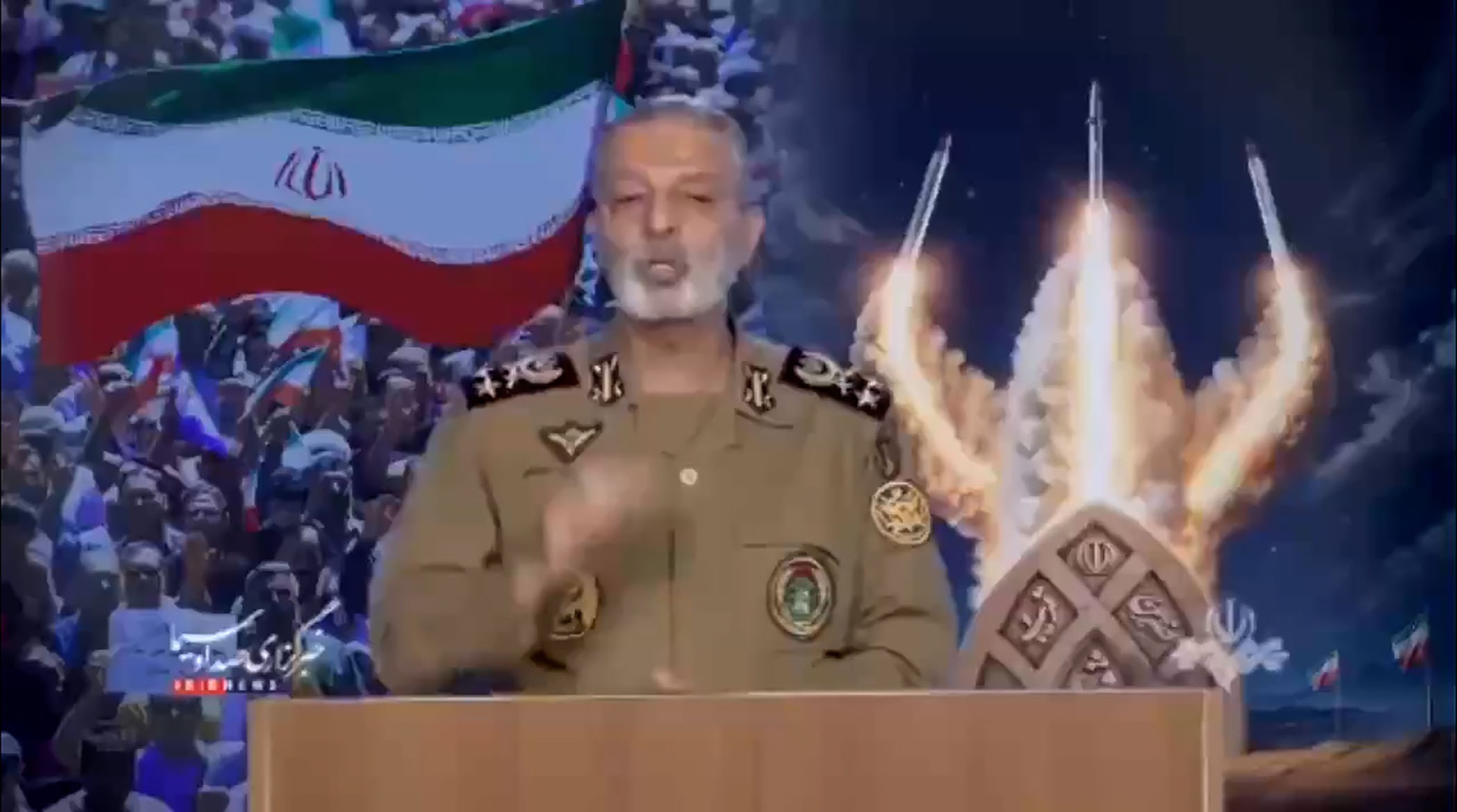 ویدیوی تکان دهنده از سپهبد شهید موسوی