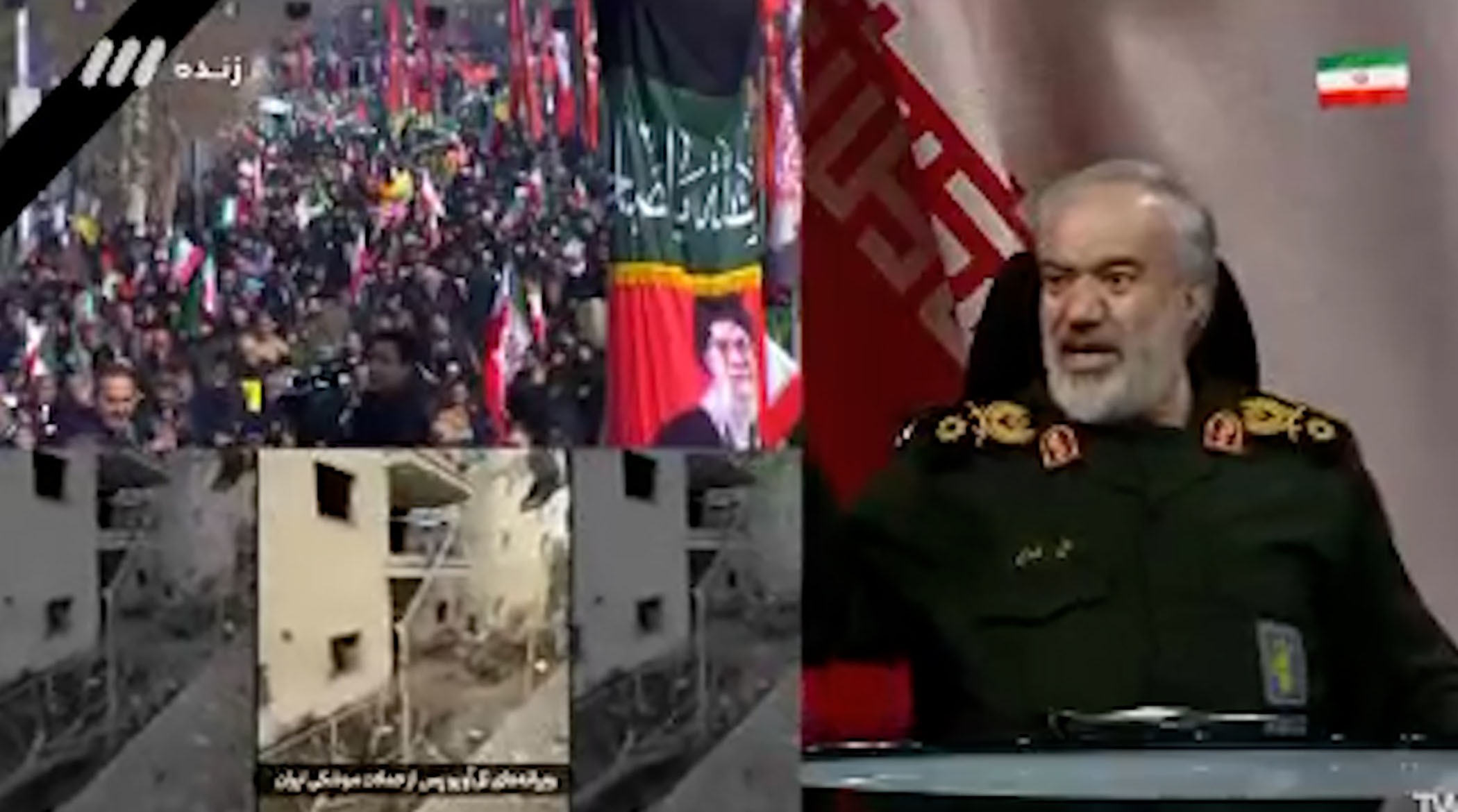 مقام ارشد سپاه: اسقاط جنگنده اف 15 آمریکا در جنوب غربی تهران