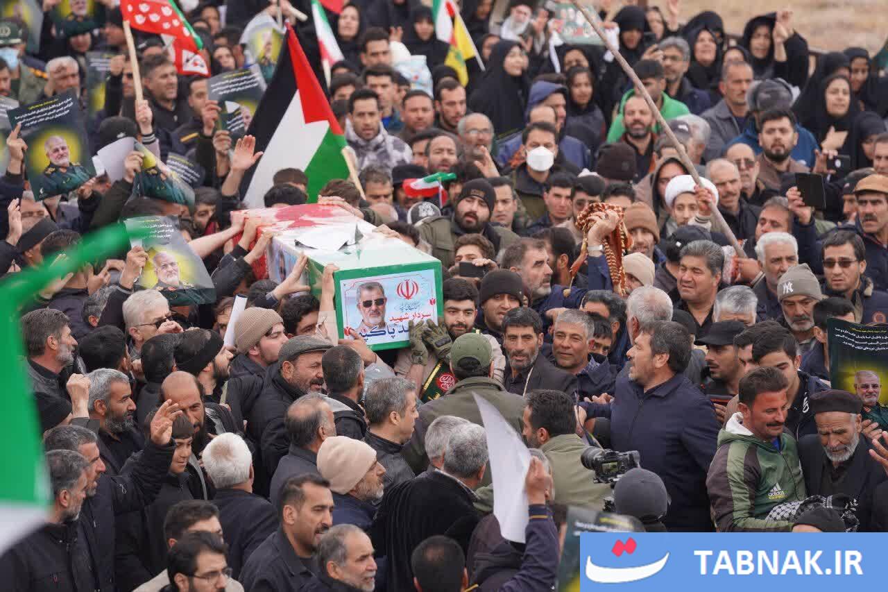 عکس: تشییع سردار اسلام سپهبد شهید محمد پاکپور در اراک